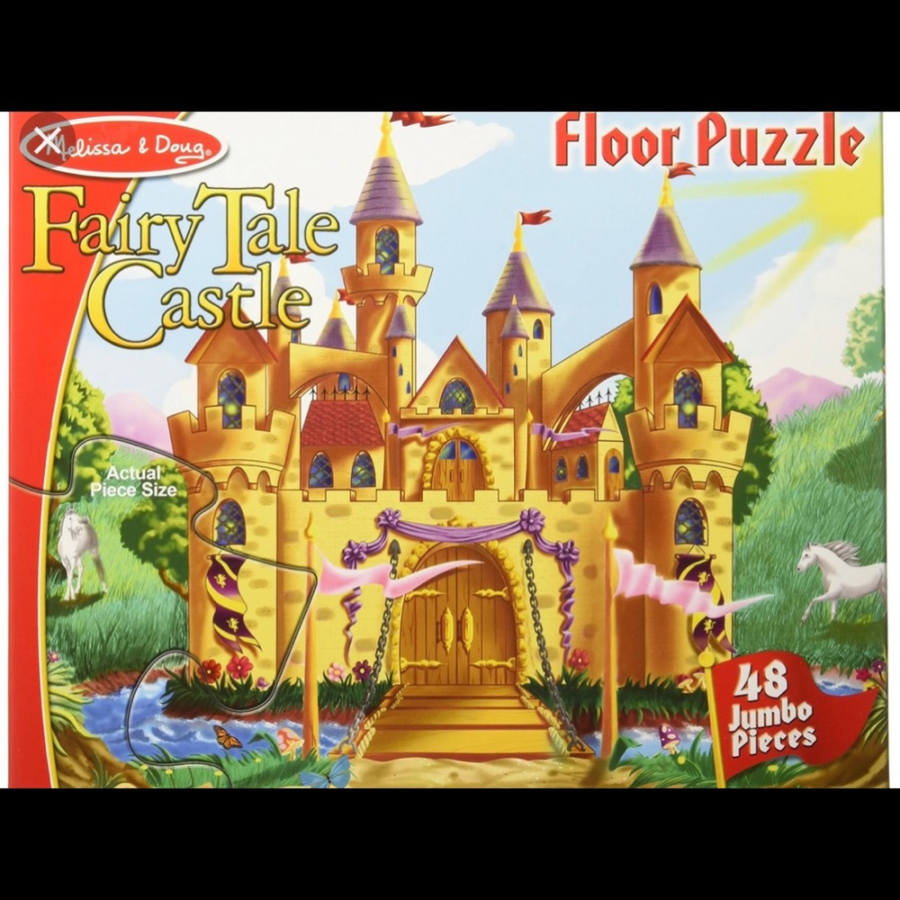 Melissa & Doug Fairy Tale Castle Floor Puzzle